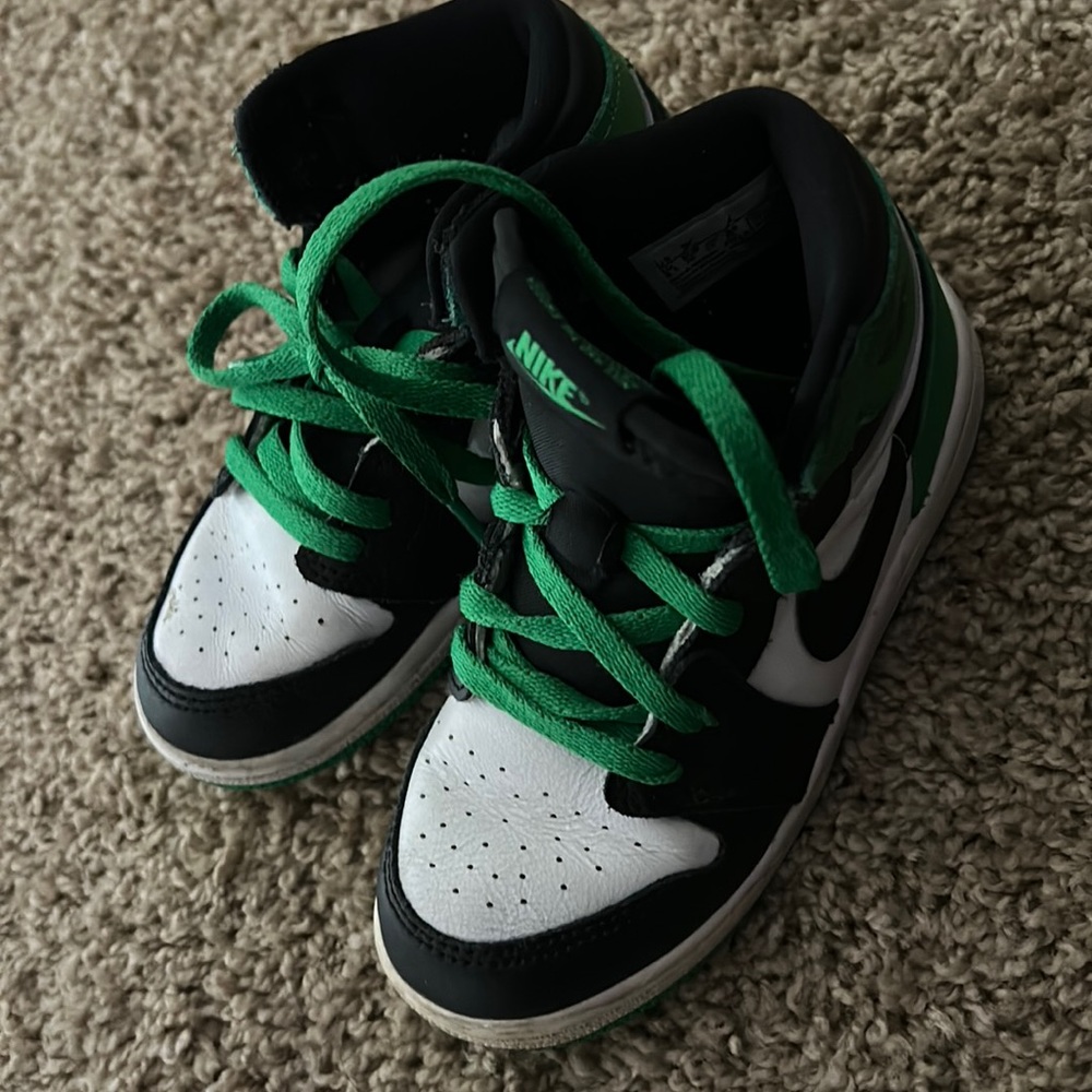 Green Jordan 1’s